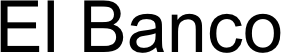 El Banco   
